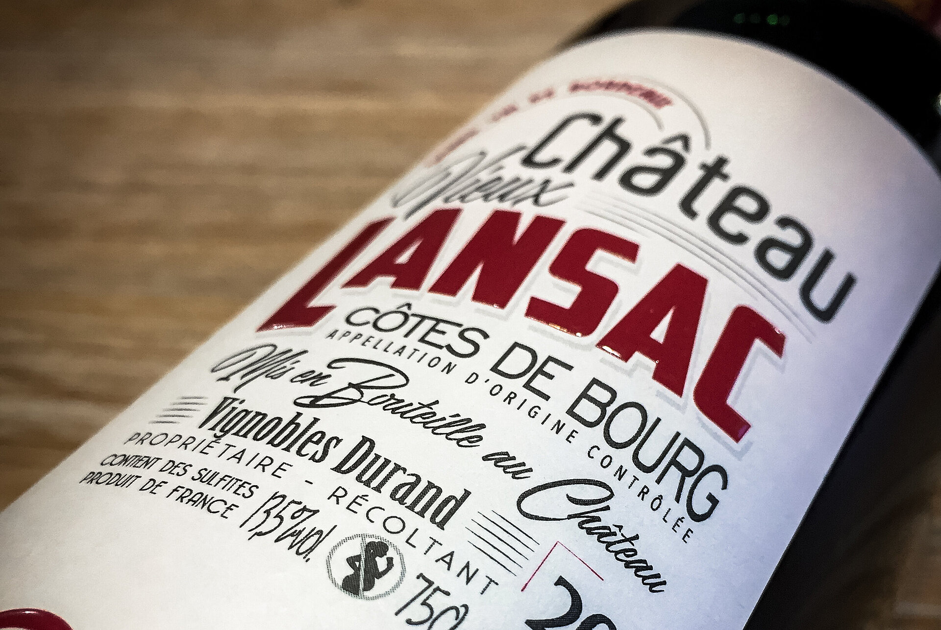 Etiquette Château Vieux Lansac